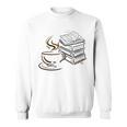 Coffee And Books Lover Bookworm Reading Library Fan Sweatshirt