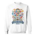 Color Our World Summer Reading 2025 Book Wildflowers Sweatshirt Color Our World Summer Reading 2025 Book Wildflowers Sweatshirt
