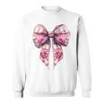 Coquette Bow Bookworm Book Reader Reading Books Pattern Girl Sweatshirt