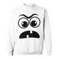 Creepy Face Carrot Halloween Book Character Costume Sweatshirt Creepy Face Carrot Halloween Book Character Costume Sweatshirt
