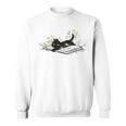 Cute Book Cat Book Lover Floral Teacher Life Women Sweatshirt Cute Book Cat Book Lover Floral Teacher Life Women Sweatshirt