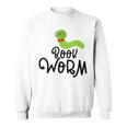 Cute Book Worm Reading Lovers Sweatshirt