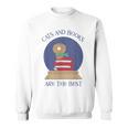 Cute CATS AND BOOKS ARE THE BEST SNOW GLOBE Sweatshirt Cute CATS AND BOOKS ARE THE BEST SNOW GLOBE Sweatshirt
