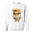 Cute Chick Reading Book Bandana Premium Tri-Blend Sweatshirt