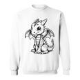 Cute Kawaii Dragon Coloring Book Art Color In Sweatshirt Cute Kawaii Dragon Coloring Book Art Color In Sweatshirt
