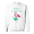 Cute Reading Is Flamazing Flamingo Book Lover Reader Sweatshirt Cute Reading Is Flamazing Flamingo Book Lover Reader Sweatshirt