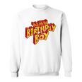 Dad Of The Birthday Boy Fun Comic Book Graphic Sweatshirt Dad Of The Birthday Boy Fun Comic Book Graphic Sweatshirt