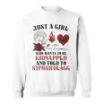 Dark Romance Merch Women STFUATTDLAGG Spicy Book Lover Sweatshirt