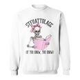 Dirty Romance Skeleton Reading Smut Smutty Book STFUATTDLAGG Comfort Colors Crop Top Sweatshirt