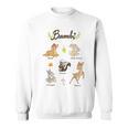 Disney Bambi Vintage Movie Characters Textbook Display Sweatshirt Disney Bambi Vintage Movie Characters Textbook Display Sweatshirt