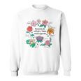 Disney Princess Botanicals Of Fairy Tales Floral Textbook Comfort Colors Crop Top Sweatshirt