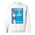 Dr Seuss The Cat In The Hat Book Cover Premium Sweatshirt