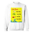 Dr Seuss One Fish Two Fish Book Cover Premium Tri-Blend Sweatshirt