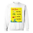 Dr Seuss One Fish Two Fish Book Cover Sweatshirt Dr Seuss One Fish Two Fish Book Cover Sweatshirt