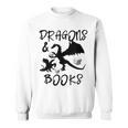 Dragons & Books Reading Sweatshirt