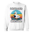 Ducks Books Lover Easily Distracted By Ducks & Books Sweatshirt