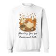 Fall Cat Ghosting You For Book Halloween Ghost Reading Sweatshirt Fall Cat Ghosting You For Book Halloween Ghost Reading Sweatshirt