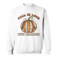 Fall In Love With Learning Books Pumpkin Autum Thanksgiving Sweatshirt