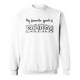My Favorite Sport Is Reading Fun Book Fan Reader Sketch Art Sweatshirt