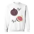 Fig 1 Figs Fruit Scientific Drawing Textbook Graphic Sweatshirt