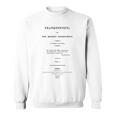 Frankenstein Title Page Tees Literary Book Sweatshirt