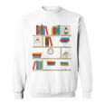 FUNNY NO SELF SHELF CONTROL READING BOOKS BOOKWORM BOOK PUN Sweatshirt