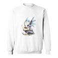 Go Away I'm Reading a Book Dragon Books And Dragons Bookish Premium Tri-Blend Sweatshirt