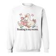Goose Reading Romance Book Recess Bookworm Sweatshirt Goose Reading Romance Book Recess Bookworm Sweatshirt