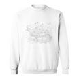 Grandma Est 2027 Best Chapter Yet Floral Book Sweatshirt
