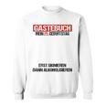 Guest Book 25th Birthday Man Woman 25th Birthday Decoration Sweatshirt