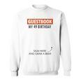 Guestbook Alternative 49th Birthday Decorations For Him Her Sweatshirt Guestbook Alternative 49th Birthday Decorations For Him Her Sweatshirt