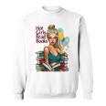 Hot Girls Read Books Spicy Bookish Girl Dark Romance Reader Sweatshirt