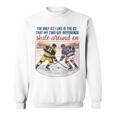 Ice Hockey Romance Reader Book Lover Reading Smut Smutty Sweatshirt
