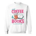 Iced Coffee & Books Reading Lover Trendy Summer Premium Tri-Blend Sweatshirt