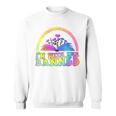 I'm With The Banned Books Retro Tie Dye Wildflowers Sweatshirt I'm With The Banned Books Retro Tie Dye Wildflowers Sweatshirt