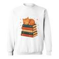 I'm A Book Character Believe Me Cat Reader Bookworm Sweatshirt