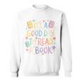 It’s A Good Day To Read A Book Cute Teacher Reading Premium Tri-Blend Sweatshirt