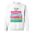 Jane Austen Book Stack Tea Fans Vintage Literary Premium Tri-Blend Sweatshirt