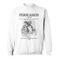 Jane Austen Persuasion Book Cover Classic Literature Sweatshirt Jane Austen Persuasion Book Cover Classic Literature Sweatshirt