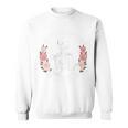 Just One More Chapter Gothic Skeleton Reading A Book Comfort Colors Crop Top Sweatshirt