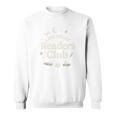 Late Night Readers Club Moon & Stars Book Lover Sweatshirt Late Night Readers Club Moon & Stars Book Lover Sweatshirt