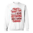 Librarian Book Lover Men Women Reading Sweatshirt