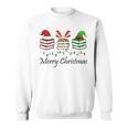 Librarian Merry Christmas Books Santa Hat Reindeer Elf Xmas Sweatshirt Librarian Merry Christmas Books Santa Hat Reindeer Elf Xmas Sweatshirt