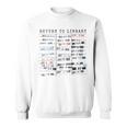 Library Card Due Date Stamp Book Lover Reading Vintage Read Sweatshirt Library Card Due Date Stamp Book Lover Reading Vintage Read Sweatshirt