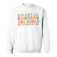 Life Isn't All Running And Reading Book Lover Runner Premium Tri-Blend Sweatshirt