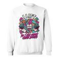 I Lift So I Can Carry More Books Reader Weightlifting Premium Tri-Blend Sweatshirt