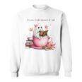I Love Fall Most Of All Halloween Ghost Book Lover Sweatshirt