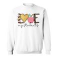 Love My Students Book Pencil Apple Back To School Sweatshirt Love My Students Book Pencil Apple Back To School Sweatshirt