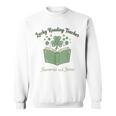 Lucky Reading Teacher Shamrocks And Stories Book Women Men Sweatshirt Lucky Reading Teacher Shamrocks And Stories Book Women Men Sweatshirt