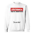 Man Oldtimer Birthday Middle Finger Guest Book 40 Years Sweatshirt
